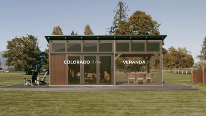 Colorado - Fully Enclosed, 11x14 with Veranda
