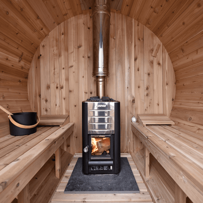 Steemd 7' x 10' Barrel Sauna