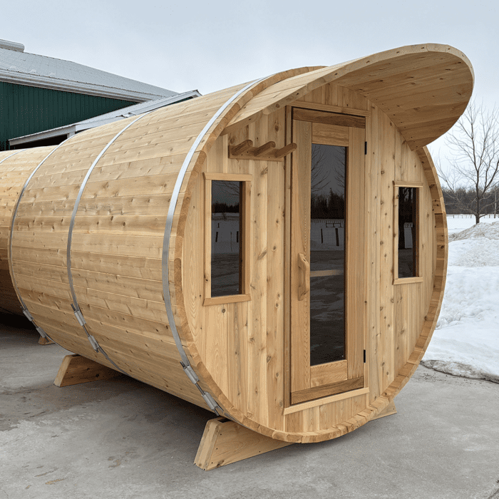 Steemd 7' x 10' Barrel Sauna