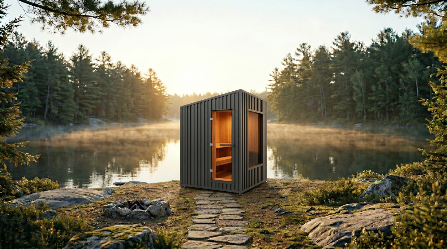 Steemd Onyx 2-3 Person Sauna